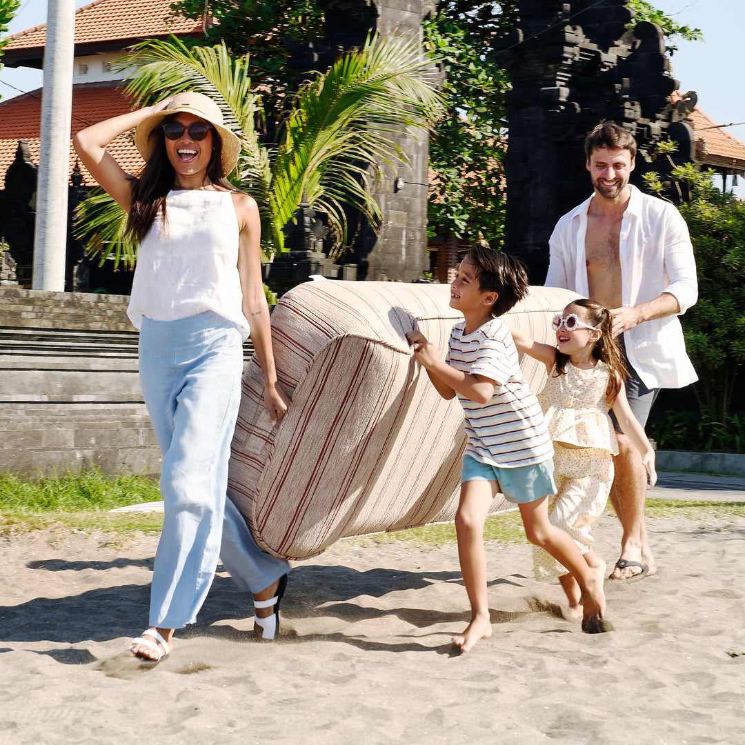 Sunlounger Pinstripes Terra