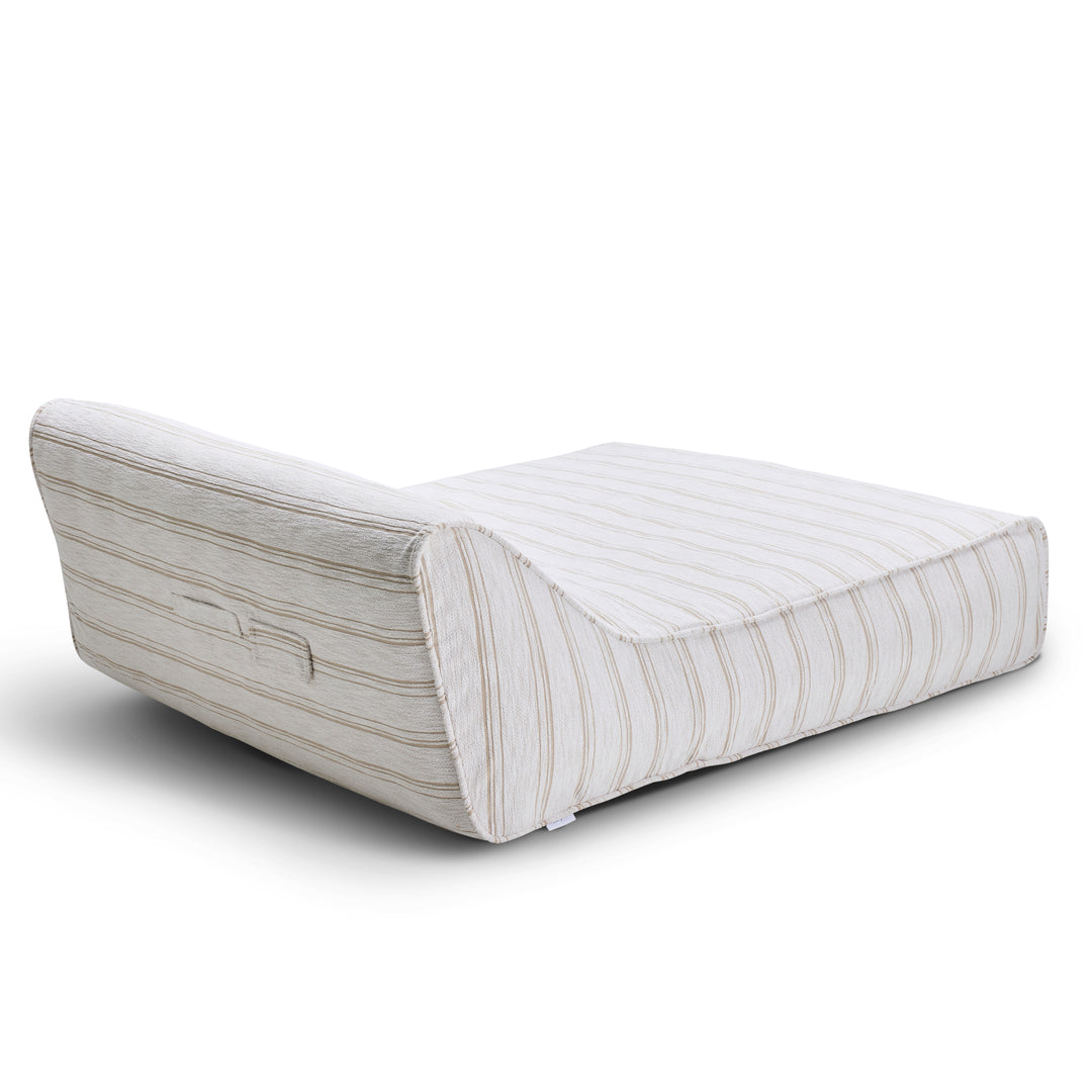 Lazy Chair XXL Pinstripes Harvest Kaolin