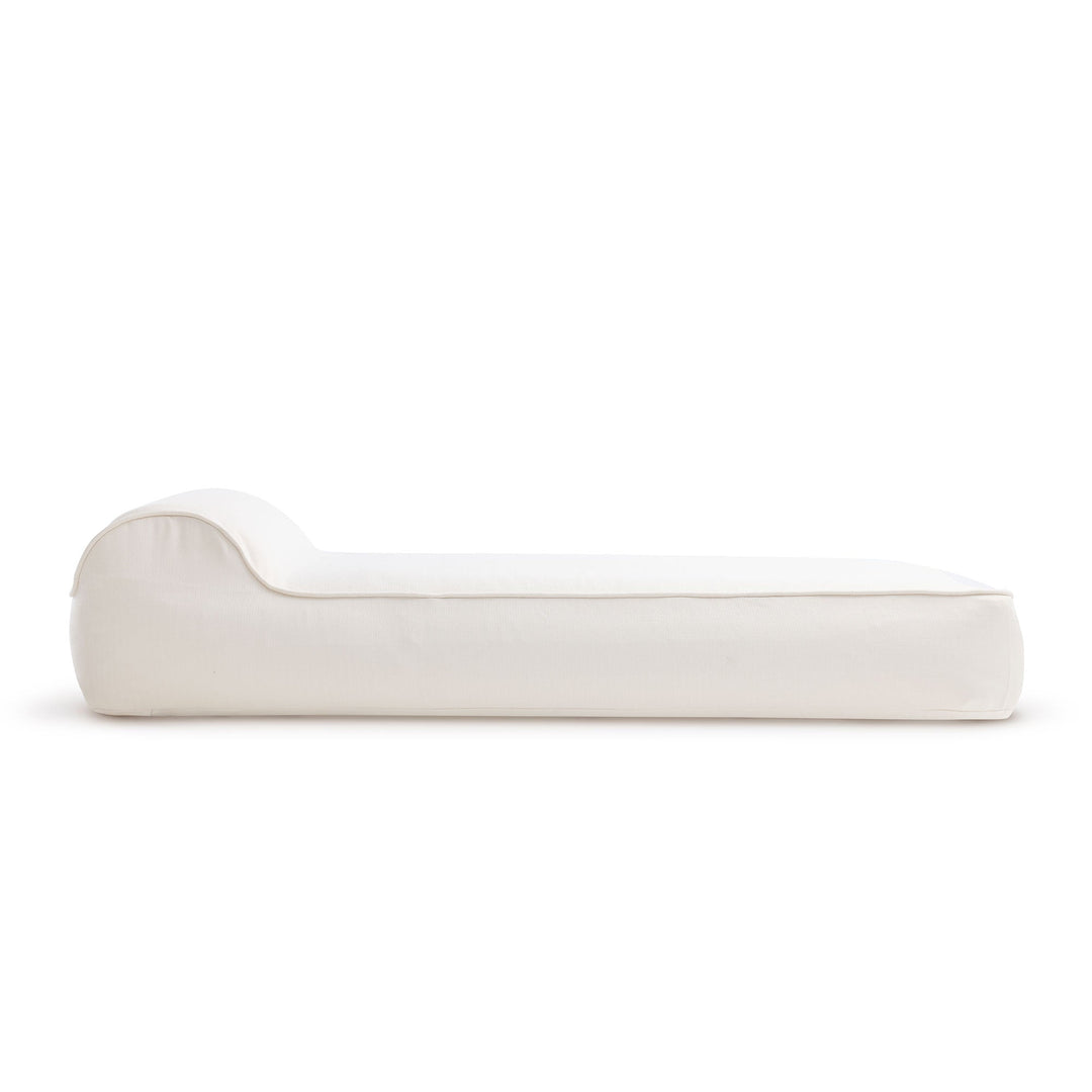 Sunlounger Savane White