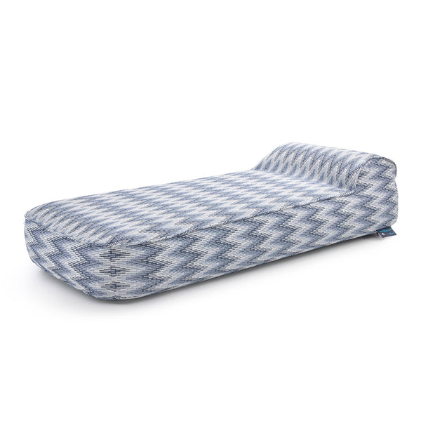 Sunlounger Pintail Zigzag Blue