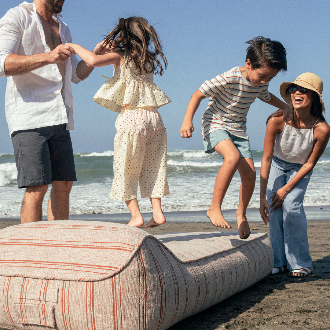 Sunlounger Pinstripes Terra