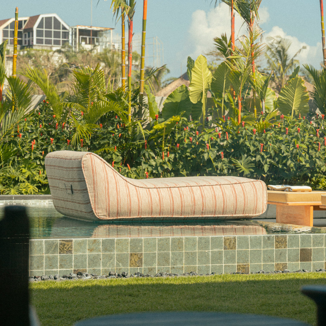 Lazy Chair XXL Pinstripes Terra