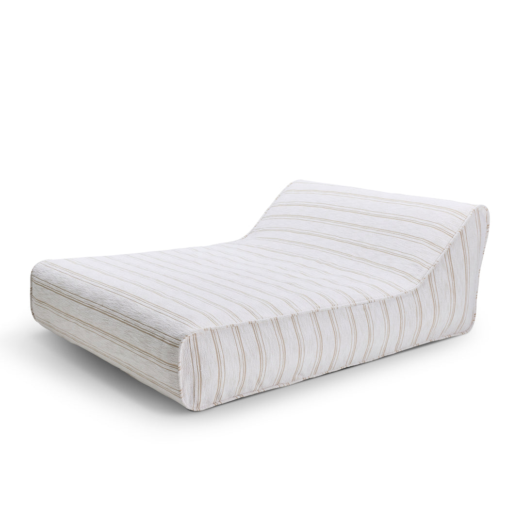 Lazy Chair XXL Cover Pinstripes Harvest Kaolin