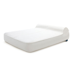 Twin Sunlounger Essentials Savane White