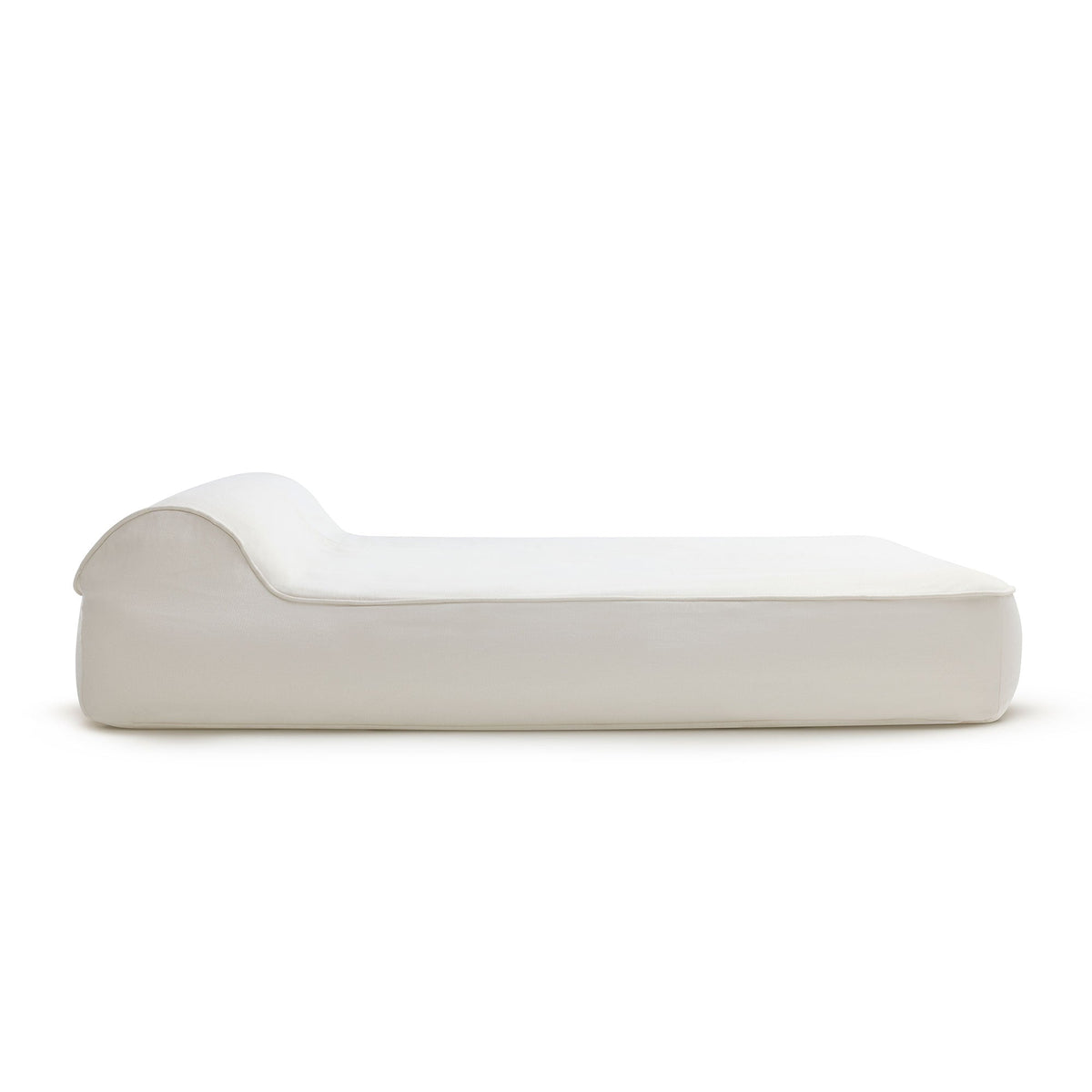 Twin Sunlounger Savane White