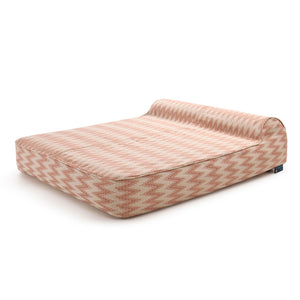 Twin Sunlounger Pintail ZigZag Rust