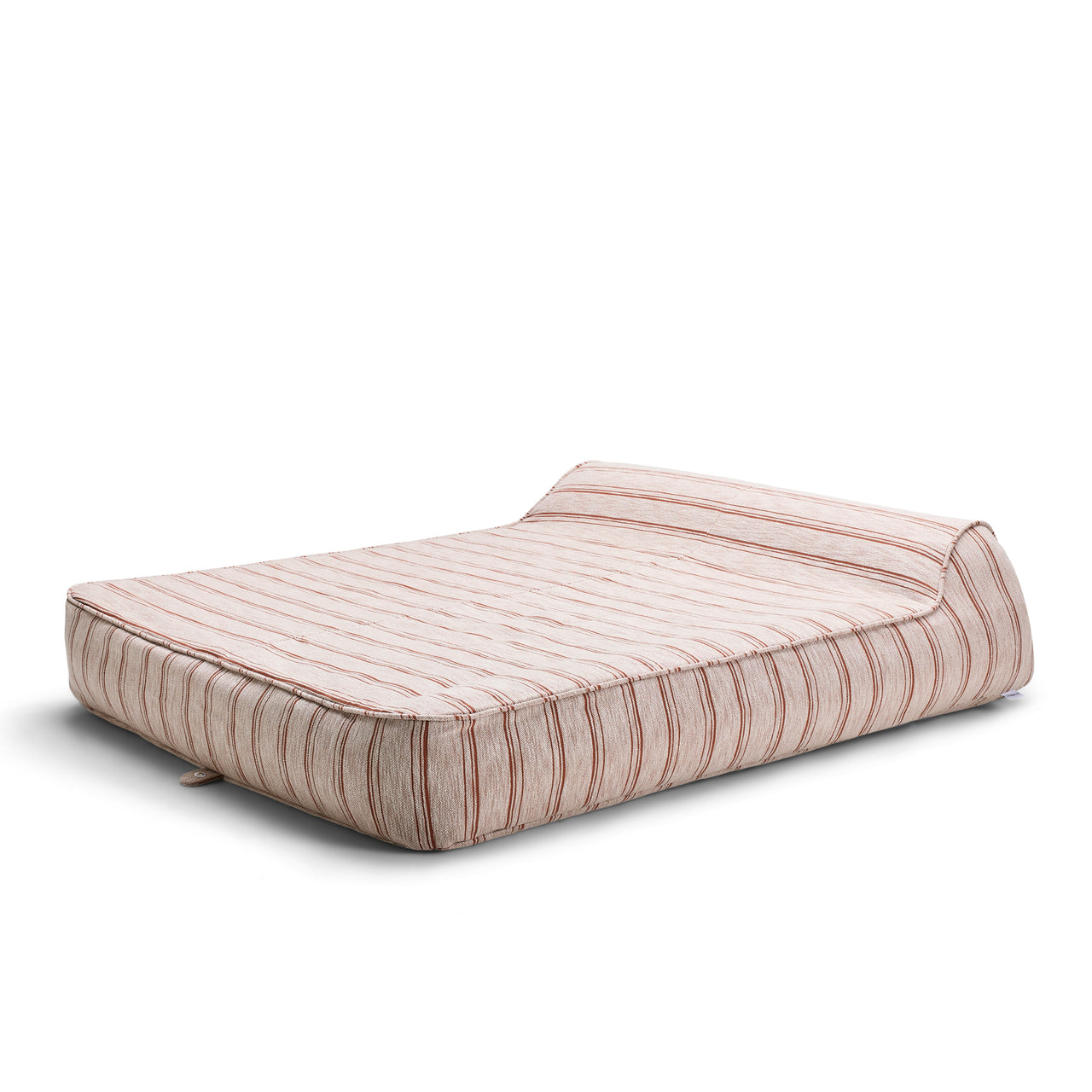 Twin Sunlounger Pinstripes Terra