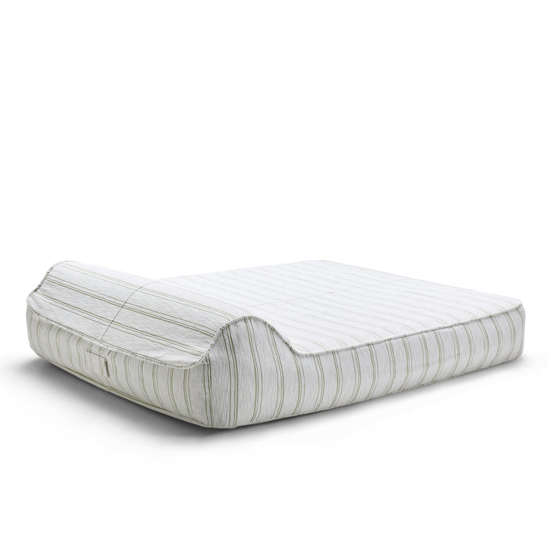 Twin Sunlounger Pinstripes Sage