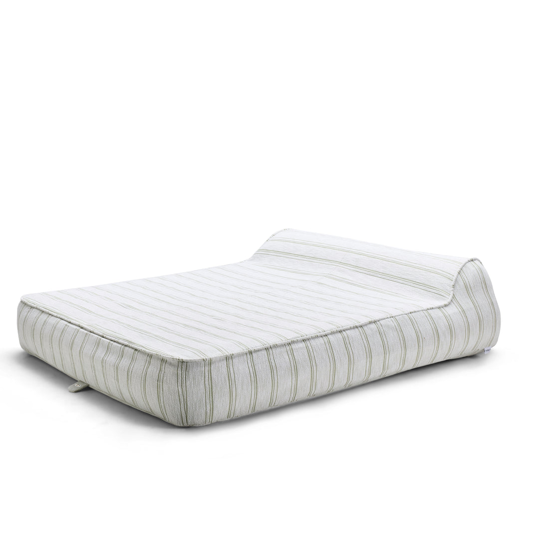 Twin Sunlounger Pinstripes Sage