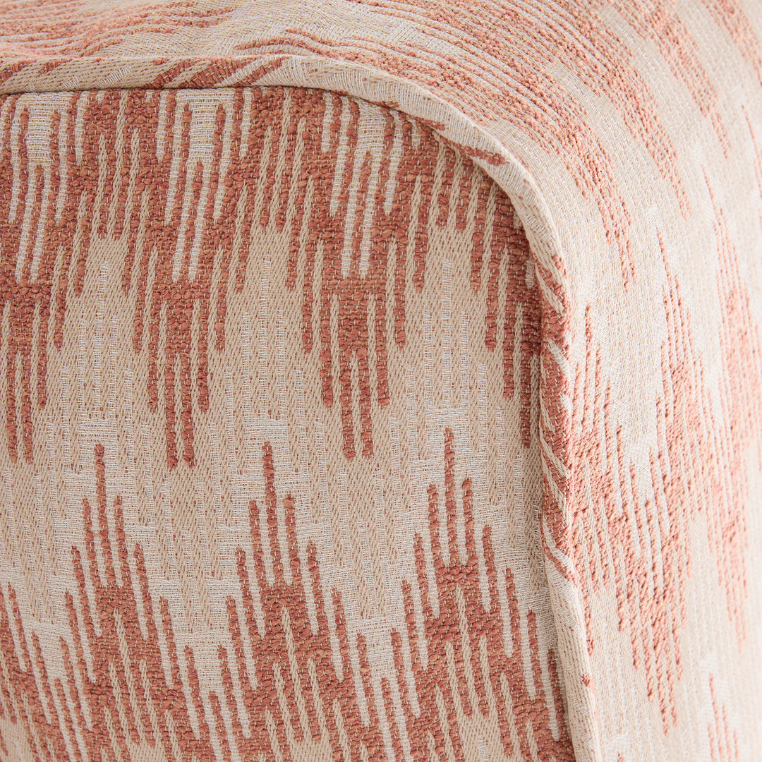 Twin Sunlounger Cover Pintail ZigZag Rust