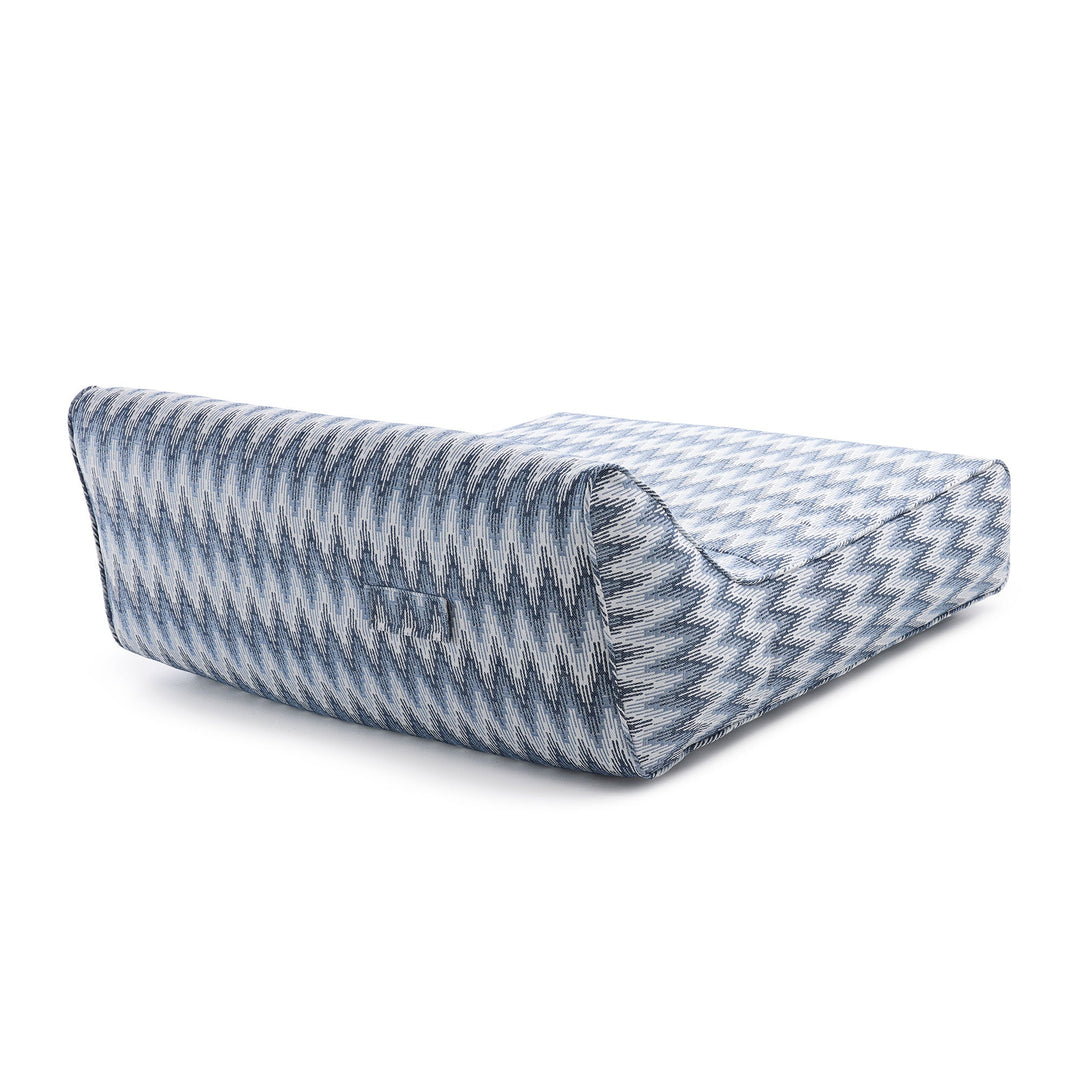 Lazy Chair XXL Cover Pintail ZigZag Blue
