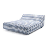 Lazy Chair XXL Pintail Zigzag Blue