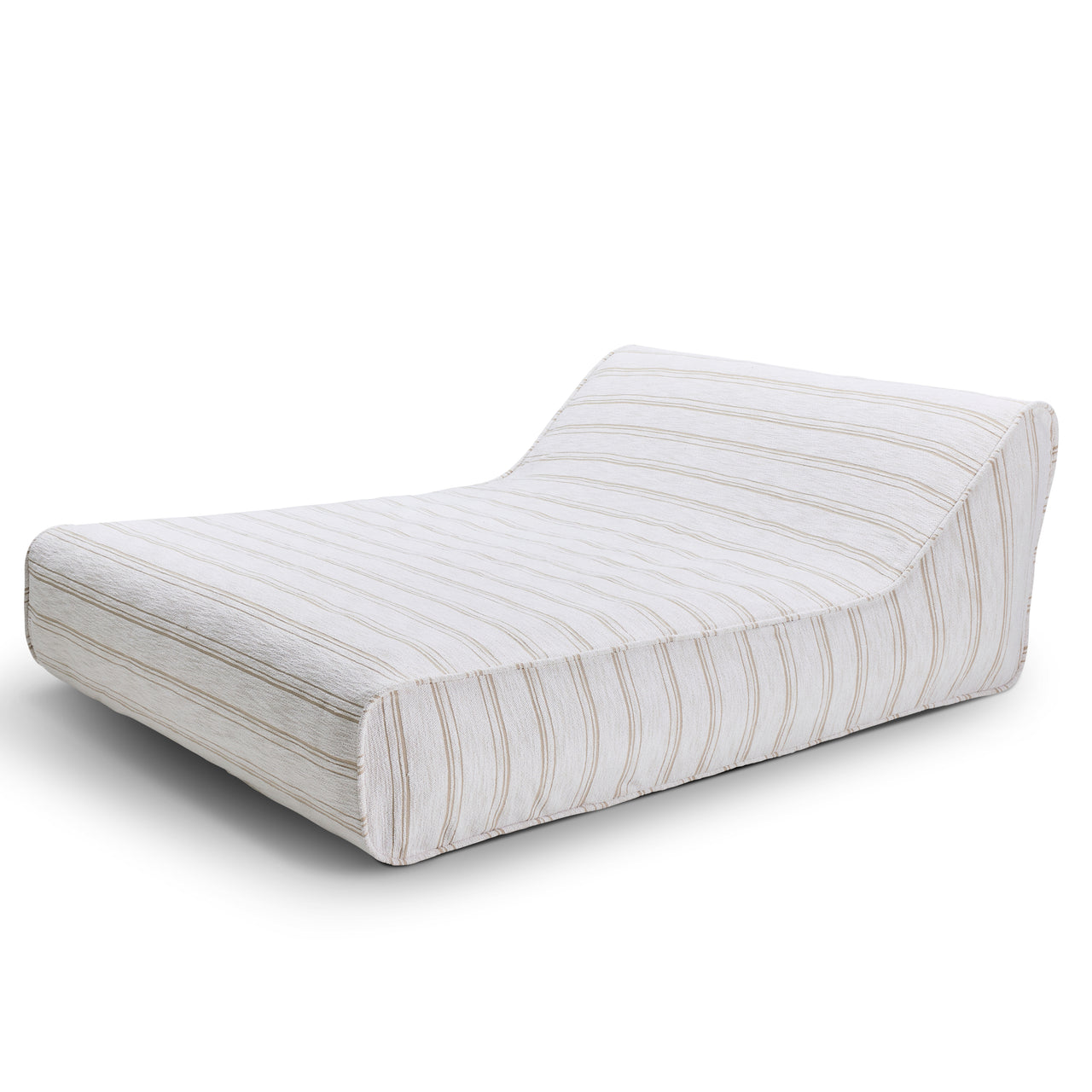 Lazy Chair XXL Pinstripes Harvest Kaolin