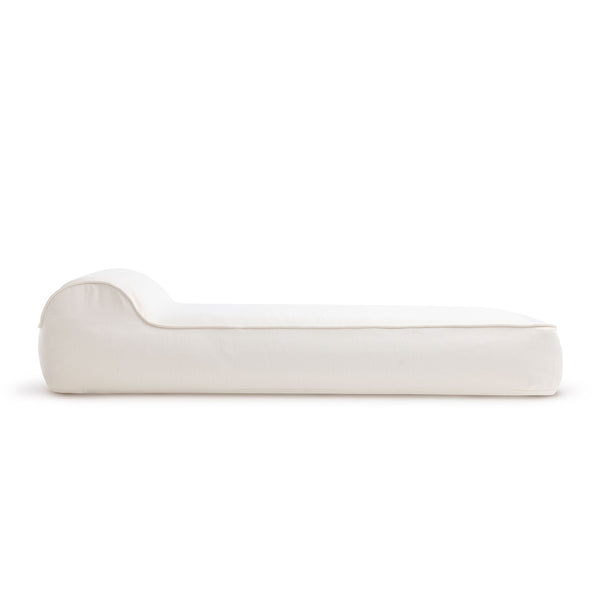 Sunlounger Savane White