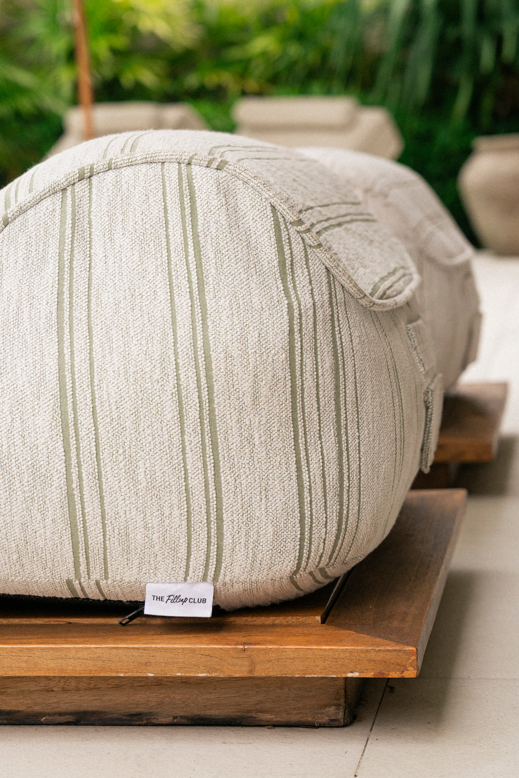 Sunlounger Pinstripes Sage
