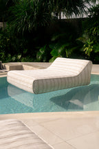 Lazy Chair XXL Pinstripes Beige