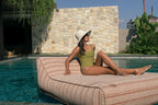 Lazy Chair XXL Pinstripes Terra