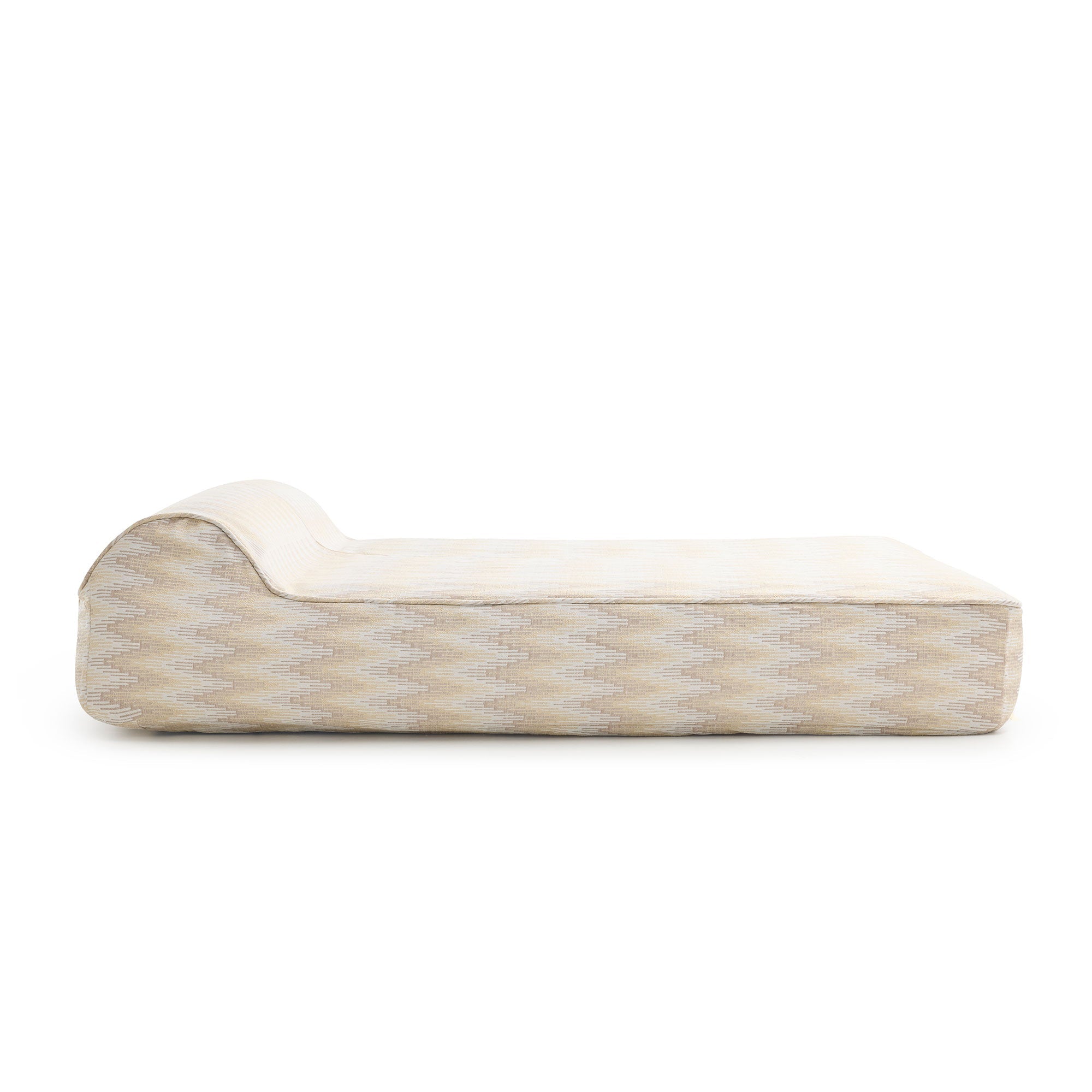 Twin Sunlounger Pintail Zigzag Blue