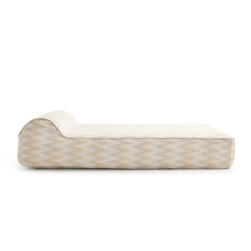 Twin Sunlounger Pintail Zigzag Natural
