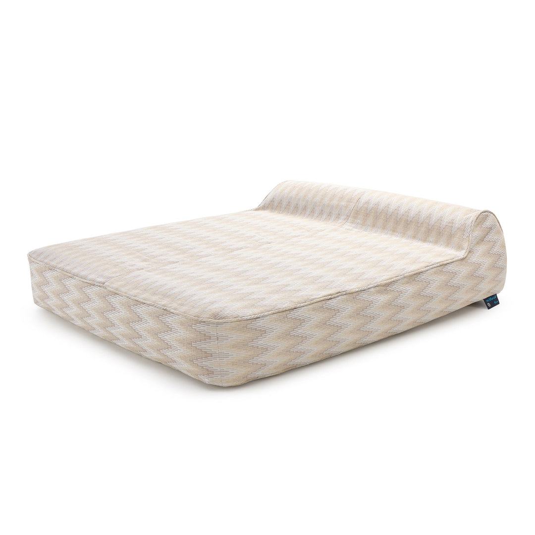 Twin Sunlounger Cover Pintail ZigZag Natural