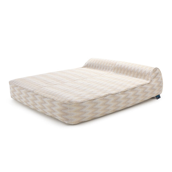 Twin Sunlounger Pintail Zigzag Natural