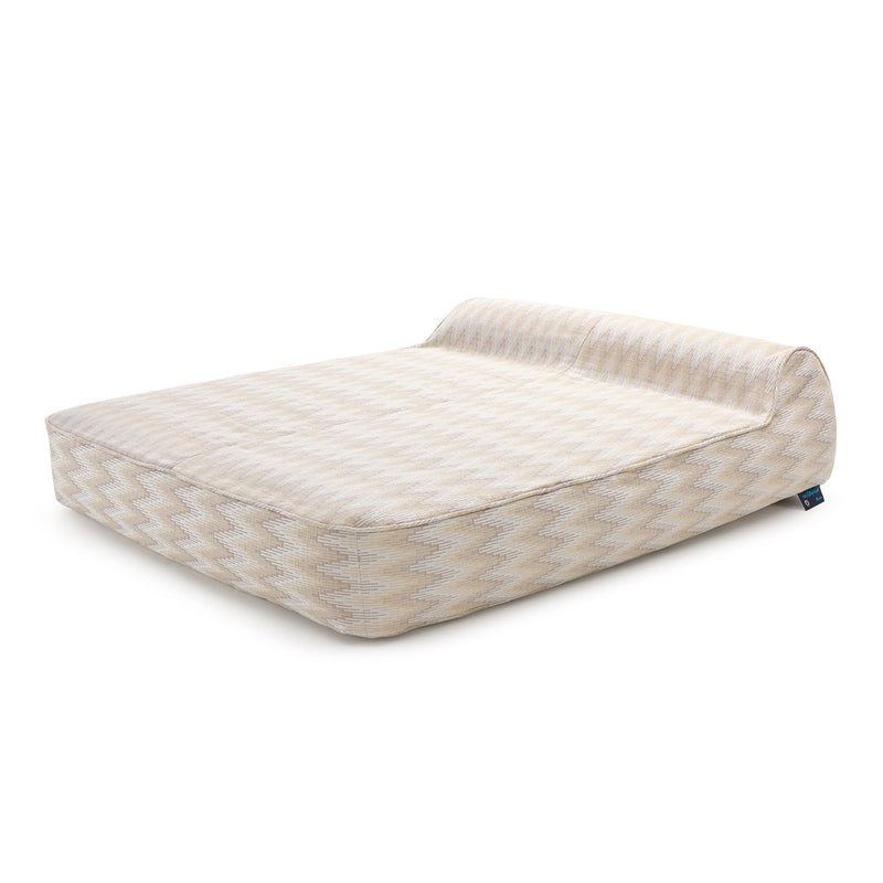 Twin Sunlounger Pintail Zigzag Natural