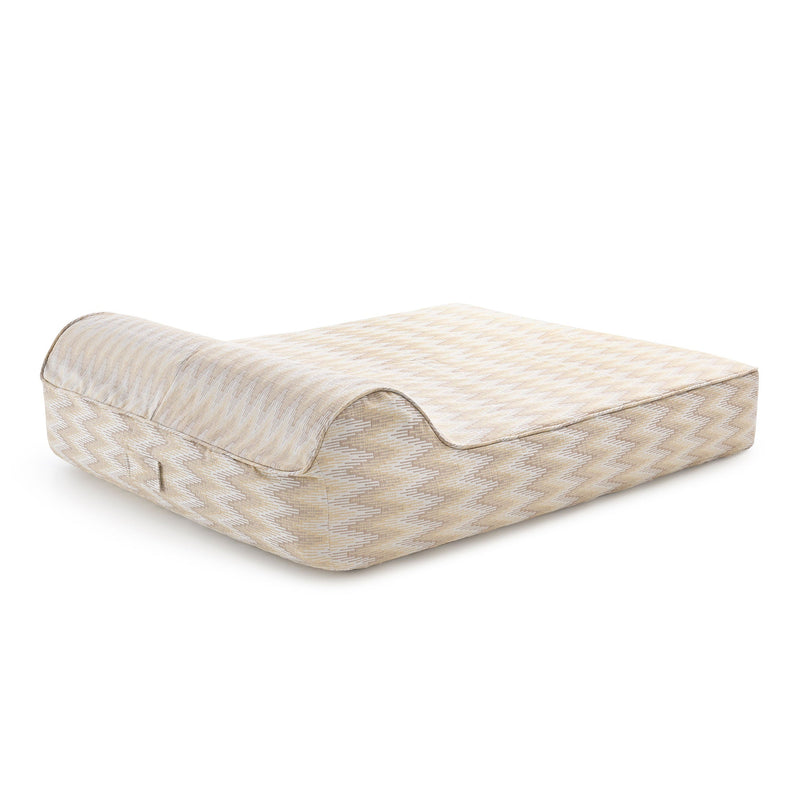 Twin Sunlounger Pintail Zigzag Natural