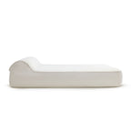 Twin Sunlounger Essentials Savane White