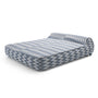 Twin Sunlounger Pintail ZigZag Blue