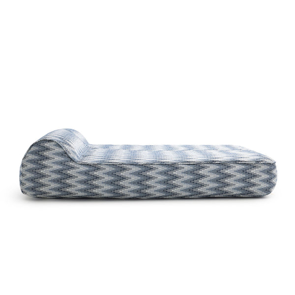 Sunlounger Pintail Zigzag Blue