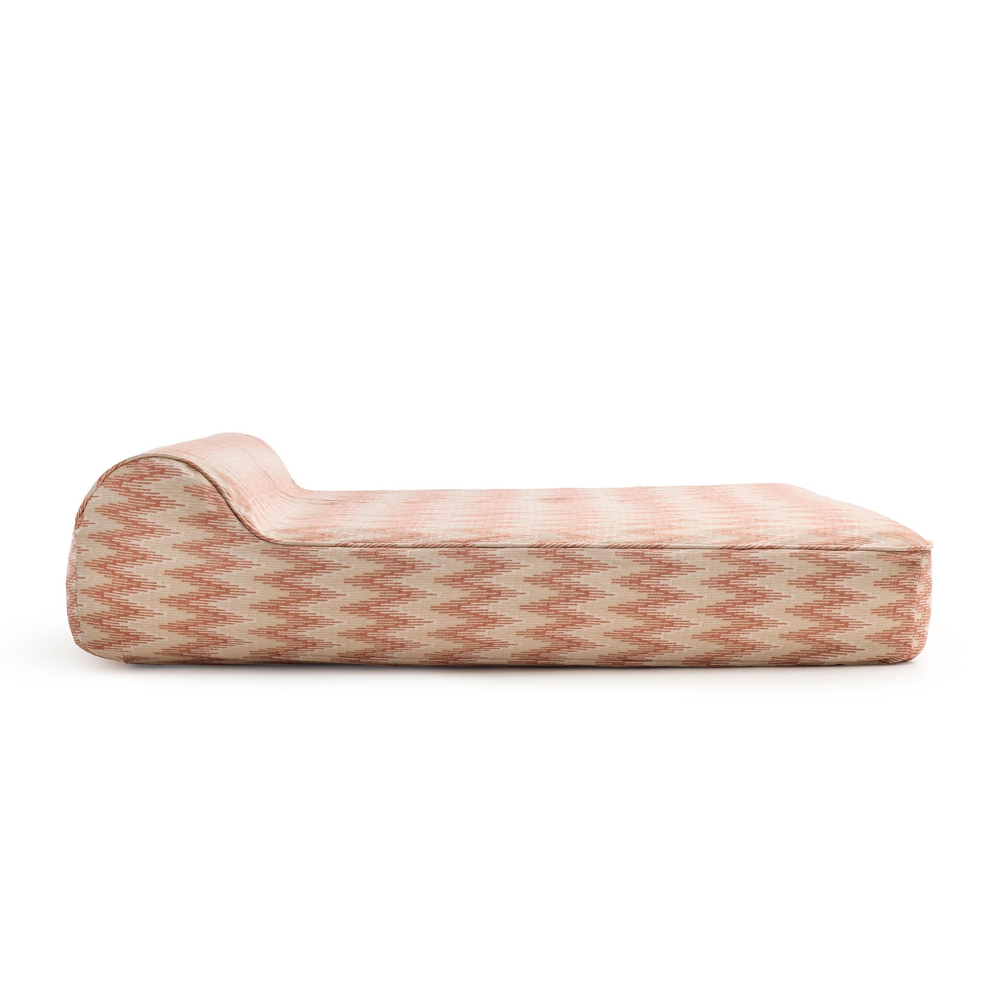 Twin Sunlounger Pintail Zigzag Rust