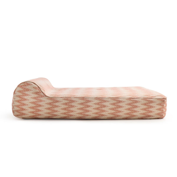 Twin Sunlounger Pintail Zigzag Rust