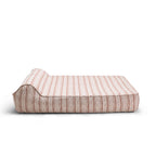 Twin Sunlounger Pinstripes Terra