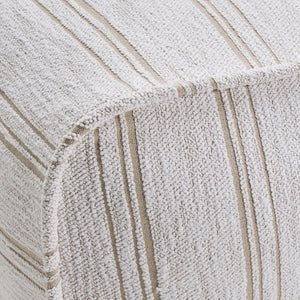 Lazy Chair XXL Cover Pinstripes Harvest Kaolin